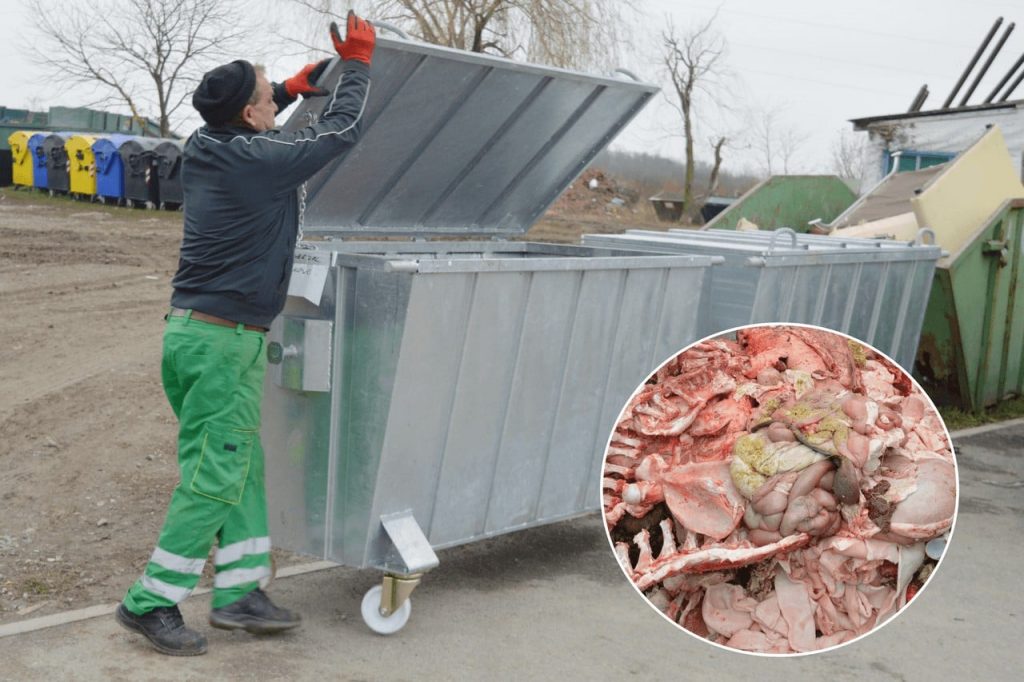 Za otpad od svinjokolje posebne posude na Vitici